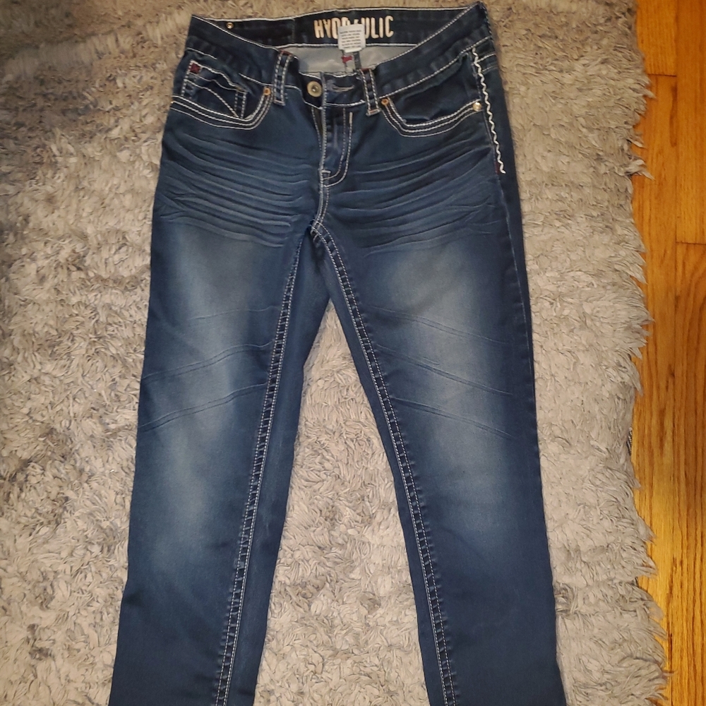Hydraulic skinny jeans